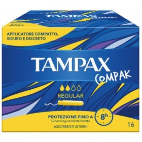 TAMPAX COMPAK REGULAR 16 TAMPONI TAMPAX COMPAK REGULAR 16 TAMPONI