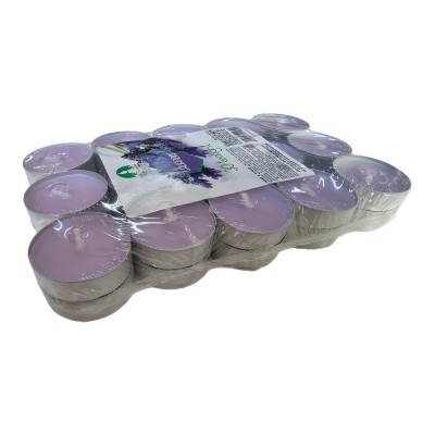 TEA-LIGHT CANDELE PROFUMATE LAVANDA PZ. 30