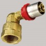 TIEMME RACCORDO CURVO FEMMINA A PRESSARE 16 x 1/2 POLL.