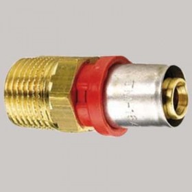 TIEMME RACCORDO DIRITTO MASCHIO A PRESSARE 16 x 1/2 POLL. TIEMME RACCORDO DIRITTO MASCHIO A PRESSARE 16 x 1/2 POLL.