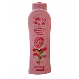 TULIPAN NEGRO BAGNOSCHIUMA BESITOS DE FRESA 650 Ml TULIPAN NEGRO BAGNOSCHIUMA BESITOS DE FRESA 650 Ml