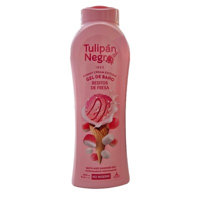 TULIPAN NEGRO BAGNOSCHIUMA BESITOS DE FRESA 650 Ml