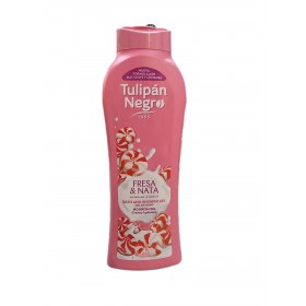TULIPAN NEGRO BAGNOSCHIUMA FRESA & NATA 650 ML TULIPAN NEGRO BAGNOSCHIUMA FRESA & NATA 650 ML