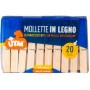 UTM MOLLETTE IN LEGNO PER STENDERE PANNI PZ. 20