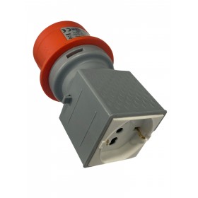 VB-ELECTRIC ADATTATORE SPINA INDUSTRIALE 3 POLI E 16A 400V E SCHUKO 10/16A VB-ELECTRIC ADATTATORE SPINA INDUSTRIALE 3 POLI E 16A 400V E SCHUKO 10/16A