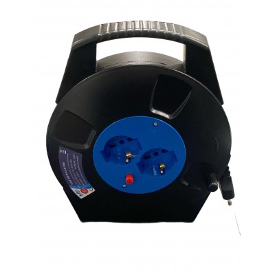 VB-ELECTRIC AVVOLGICAVO DOMESTICO 16A BIPASSO 2 PRESE 10-16A HO5VV-F 3x1,5 MT. 5