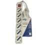 VB-ELECTRIC MULTIPRESA 6 PRESE SCHUKO 10/16A CON INTERRUTTORE E SPINA 16A
