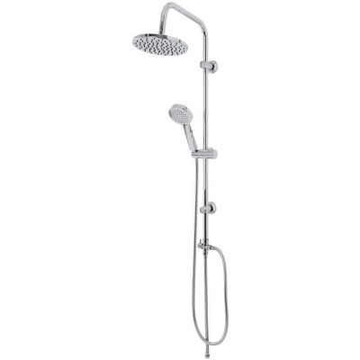 FERIDRAS COLONNA DOCCIA LINEA PLATINUM IN ACCIAIO CROMATO CM. 105