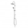 FERIDRAS COLONNA DOCCIA LINEA PLATINUM IN ACCIAIO CROMATO CON SOFFIONE TONDO CM. 102