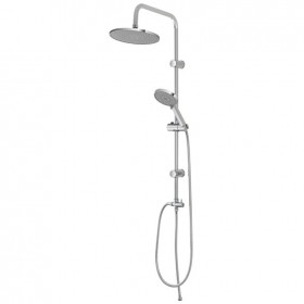 FERIDRAS COLONNA DOCCIA LINEA PLATINUM IN ACCIAIO CROMATO CON SOFFIONE TONDO CM. 93 FERIDRAS COLONNA DOCCIA LINEA PLATINUM IN ACCIAIO CROMATO CON SOFFIONE TONDO CM. 93