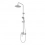 FERIDRAS COLONNA DOCCIA LINEA PLATINUM IN ACCIAIO CROMATO DA CM. 108 a 145