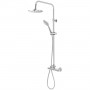 FERIDRAS COLONNA DOCCIA LINEA PLATINUM IN ACCIAIO CROMATO DA CM. 77 a 120