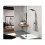 FERIDRAS PANNELLO DOCCIA MULTIFUNZIONE LINEA MIAMI IN ACCIAIO CROMATO cm. 158x22x45