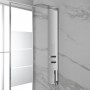 FERIDRAS PANNELLO DOCCIA MULTIFUNZIONE TOP SLIM CROMO A 3 FUNZIONI h140x20x3cm.