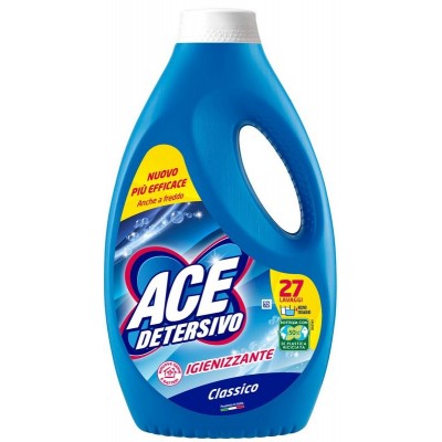 ACE DETERSIVO LAVATRICE LIQUIDO CLASSICO 27 LAVAGGI