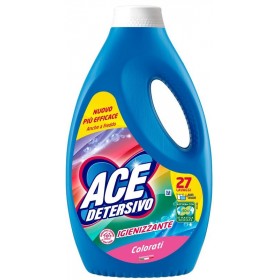 ACE DETERSIVO LAVATRICE LIQUIDO IGIENIZZANTE COLORATI 27 LAVAGGI