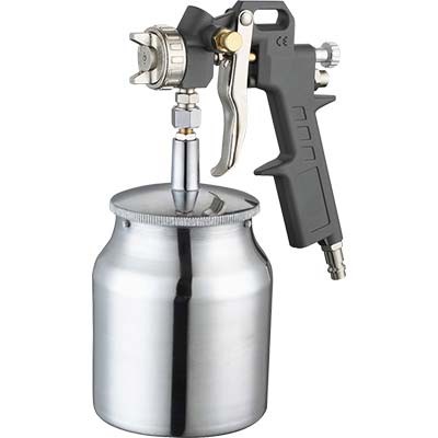 AEROGRAFO AC CON SERBATOIO ALLUMINIO INFERIORE UGELLO MM 1,8 ATTACCO RAPIDO LT. 1