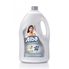 ALBA 4LT PAVIMENTI IRIS & FIORI BIANCHI