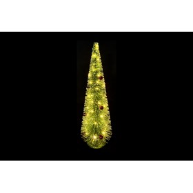 ALBERO DI NATALE LUMINOSO CON 60LED A BATTERIA E CON TIMER  CM. 17x45x50