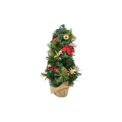 ALBERO PER DECORO DI NATALE CON STELLA NATALE CM. 60