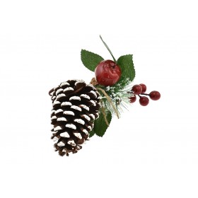 APPENDINO DI NATALE A FORMA DI PIGNA CON  BACCHE M.823