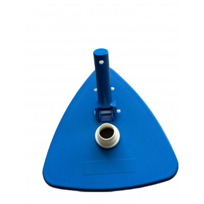 Aspiratore per fondo piscina triangolare e attacco al filtro MM. 32/38 e alla asta allungabile