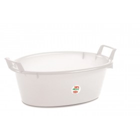 Bacinella In Plastica Ovale azzurra diam. cm. 60 lt. 30