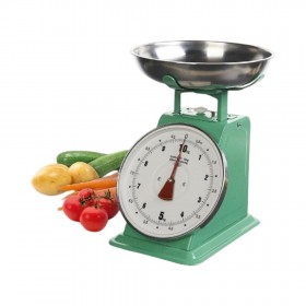 BILANCIA DA CUCINA CON PIATTO IN ALLUMINIO OLD STYLE SUPRELLE KG. 10 COLORI ASS.