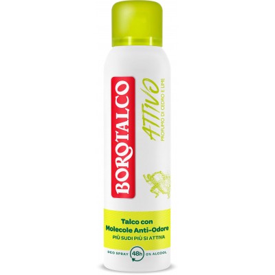 BOROTALCO DEODORANTE ATTIVO CEDRO E LIME SPRAY 150ML