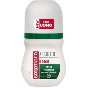 BOROTALCO UOMO DEODORANTE ASCIUTTO PROFUMO DI BOROTALCO ROLL ON 50ML