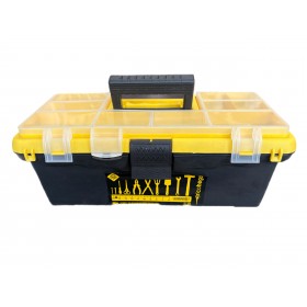 CASSETTA PORTAUTENSILI HEGA IN PLASTICA CON VASCHETTA PORTAMINUTERIA CM. 22x8x15