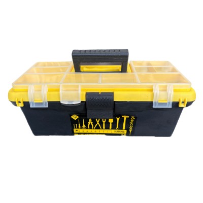 CASSETTA PORTAUTENSILI HEGA IN PLASTICA CON VASCHETTA PORTAMINUTERIA CM. 22x8x15