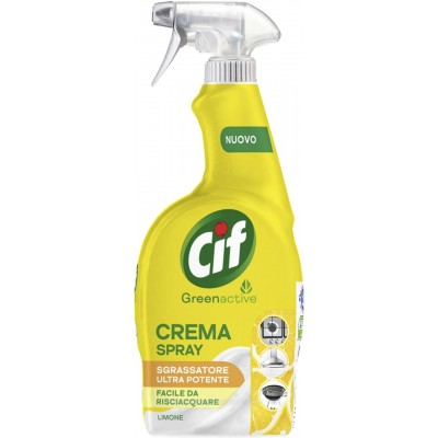 CIF GREEN ACTIVE SGRASSATORE CREMA LIMONE SPRAY 650ML