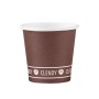 CLENDY BIO BICCH.CAFFE'CARTA 50PZ MARRONE