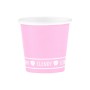 CLENDY BIO BICCH.CAFFE'CARTA 50PZ ROSA