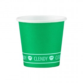CLENDY BIO BICCH.CAFFE'CARTA 50PZ VERDE