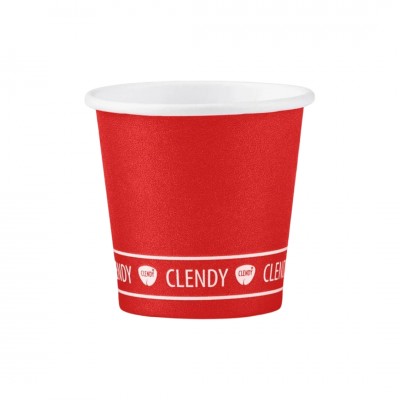 CLENDY NATALE ROSSO BICCH.CAFFE'CARTA 50PZ