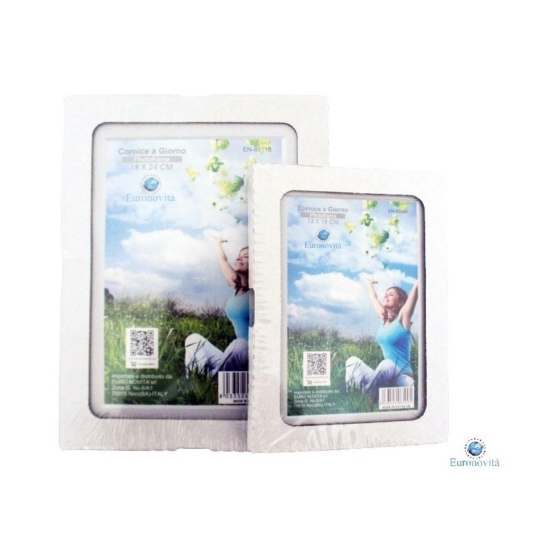 Cornice Rustica In Legno 45x61 Cm Fun Memories: In MDF E Plexiglass HD, Da Parete O Da Tavolo, Colore Rovere. - 4