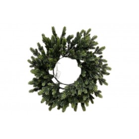 CORONA GINEVRA PER DECORAZIONE NATALE CON 70 RAMI CM. 60