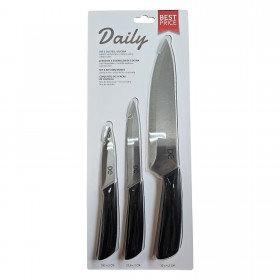 DA CASA L/DAILY COLTELLO SPELUC.-UTILITY-CHEF 3PZ