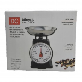 DC CASA BILANCIA CUCINA ANALOGICA 5KG 19X12X19CM