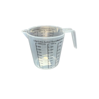 DC CASA BROCCA CARAFFA DOSATORE IN PLASTICA GRADUATA TRASPARENTE LT. 1