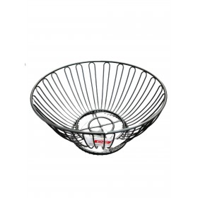 DC CASA CESTINO MULTIUSOUSO IN METALLO NERO OPACO DIAM. 25x11h.