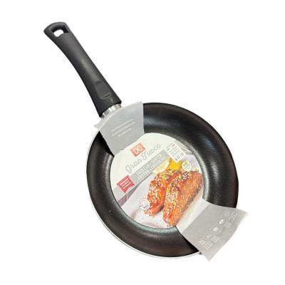 DC CASA GRAN FUOCO PADELLA IN ALLUMINIO CON MANICO ATERMICO CM. 22