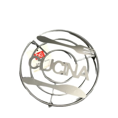 DC CASA SOTTOPENTOLA IN METALLO NERO OPACO Diam. CM. 20x1h. N.OPACO