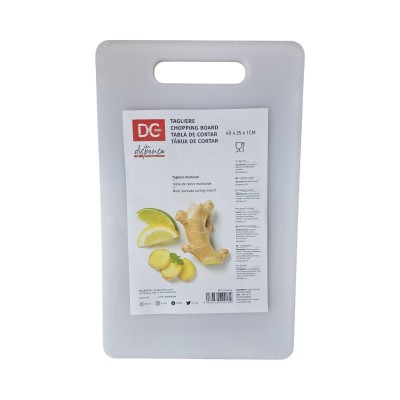 DC CASA TAGLIERE PLAST. 40X25X0.9CM BIANCO