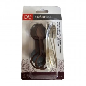 DC CASA TAPPO BOTTIGLIA PLAST. C/COLLARINO 8CM 8PZ