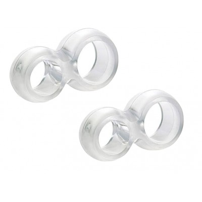 DIMORAE ANELLO SALVAMANIGLIA TRASPARENTE 2PZ