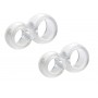 DIMORAE ANELLO SALVAMANIGLIA TRASPARENTE 2PZ