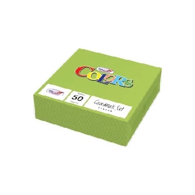 DOPLA COLOR VERDE ACIDO TOV.LI 38X38 2V 50PZ